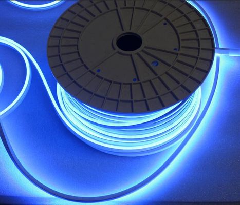 12v màu xanh LED đèn ruy neon 6 * 12mm đèn dây neon vi mô