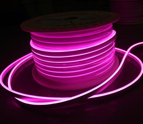 12v 6mm màu hồng neon linh hoạt dẫn dắt dải mini linh hoạt dẫn dắt đèn dây neon
