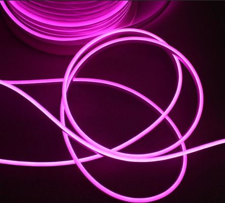 12v màu tím mini linh hoạt ống neon ánh sáng 6 * 13mm 2835 smd cho biển báo logo