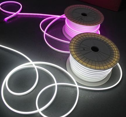 lạnh màu trắng LED neon 12v dải neon silicon mini 6mm SMD LED neon flex ánh sáng