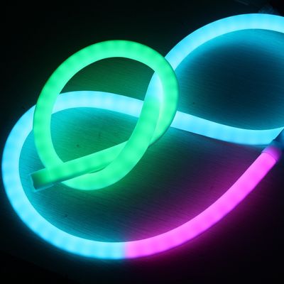Không thấm nước IP68 SMD5050 đa màu 360 kỹ thuật số RGB neon ws2811 Pixel Chasing LED Neon flex