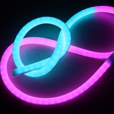 RGB dẫn dắt dải ánh sáng thay đổi màu sắc dẫn dắt dây neon ánh sáng đêm nhỏ 360