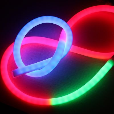 360 độ kỹ thuật số LED neon flex silicone pixel rgb ống neon LED linh hoạt 24v điều khiển dmx có thể địa chỉ