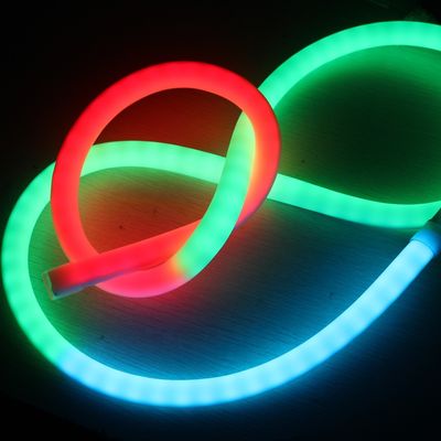 24v đẹp pixel theo đuổi LED neon RGB 360 độ mềm ruy băng ống silicone vật liệu