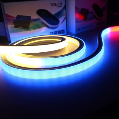 Đèn nhấp nháy kỹ thuật số SMD LED 5050 RGB với IC Neon 12V 17x17mm hình vuông đèn neon-flex kỹ thuật số
