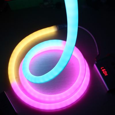 Ngoài trời đa màu chống nước IP65 RGB dẫn trang trí đèn LED neon flex 360 độ dải