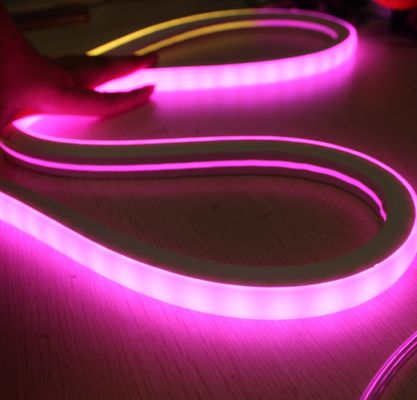 RGB Màu LED Neon Dẻo mềm Neon kỹ thuật số vuông theo đuổi dải neon LED