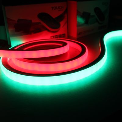50m cuộn 18x18mm hình vuông linh hoạt tùy chỉnh dẫn đèn ống neon rgb đổi màu neon