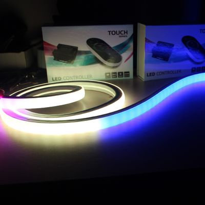 CE RoHS được phê duyệt hình vuông LED Neon Strip Waterproof rgb pixel 24V LED Neon Flex Light