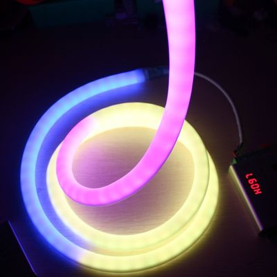 Tròn tuyệt vời 360 độ dẫn neon linh hoạt kỹ thuật số dmx neon dải ánh sáng dmx pixel neon dây