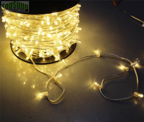 100m cuộn tinh thể ấm cúng dây clip trắng 666 dẫn Giáng sinh trang trí đèn dây