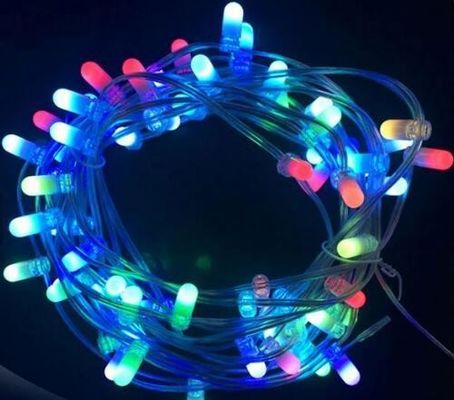 100 mét 1000 đèn LED dây thép Cooper điều khiển từ xa đèn Giáng sinh dẫn dây 12V thần tiên vòng hoa