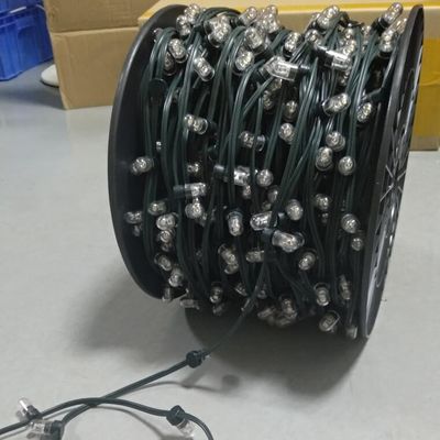 Nhập xưởng Giáng sinh lễ hội Kiểm soát nước IP65 dây đen 100m 666 dẫn siêu mỏng dây dây đèn
