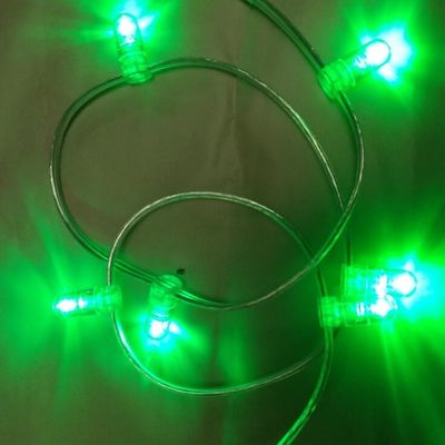 Thương hiệu 100m 12v dây thần tiên 666 dẫn IP67 cho điện áp thấp ánh sáng màu xanh lá cây vòng hoa Giáng sinh