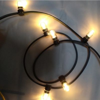 IP 65 màu trắng ấm PVC tinh thể Wire DC 12V clip light/ 666leds fairy light string 100m/roll led bud lights