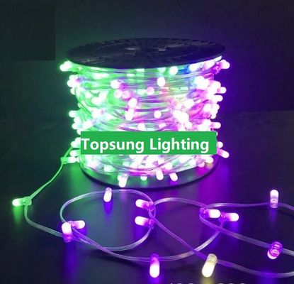 12v năng lượng thấp dẫn clip đèn đa màu 100m / cuộn dài đèn Giáng sinh dẫn 100m dây đèn