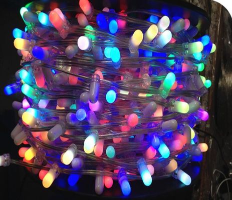 12v năng lượng thấp dẫn clip đèn đa màu 100m / cuộn dài đèn Giáng sinh dẫn 100m dây đèn