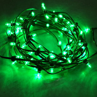 Ánh sáng cây Giáng sinh ngoài trời trang trí dây 100m 666 leds 12V đèn clip LED đèn xanh