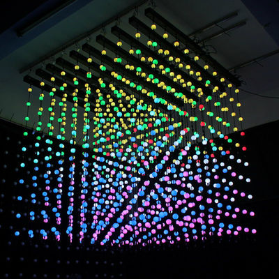 5m 25 dmx dây bóng dẫn điểm ánh sáng pixel 3d cầu màn đèn trang trí có thể lập trình