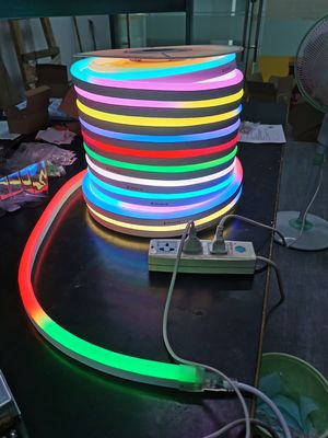 24V / 12V đầy đủ màu sắc có thể lập trình thông minh kỹ thuật số hai mặt 5050 pixel RGB LED Neon Flex