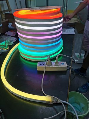 Xuất hàng giảm IP67 chống nước silicone PVC SMD5050 RGB RGBW LED Neon strip Flex Light cho trang trí tòa nhà