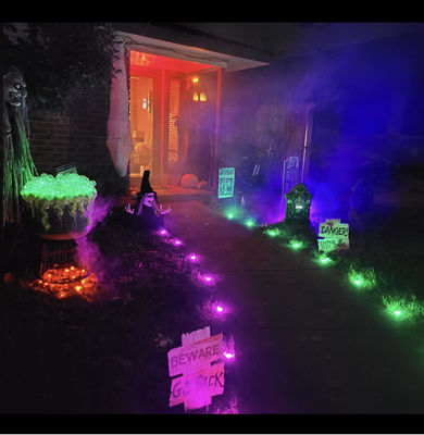 WIFi APP Garden Led String Lights Plug-In RGB Pixel bóng đèn cỏ